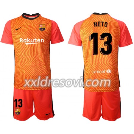 FC Barcelona Golmanski Norberto Neto 13 Dječji Komplet dresovi za nogomet 2020-2021 M003 (+ kratke hlače)